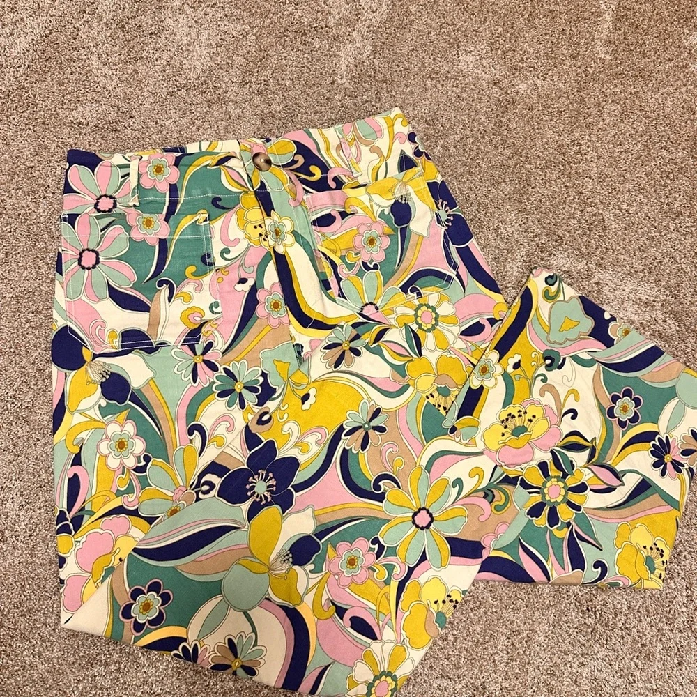 Anthropologie Maeve EUC Multicolor Wide-Leg Colette - Picture 2 of 6